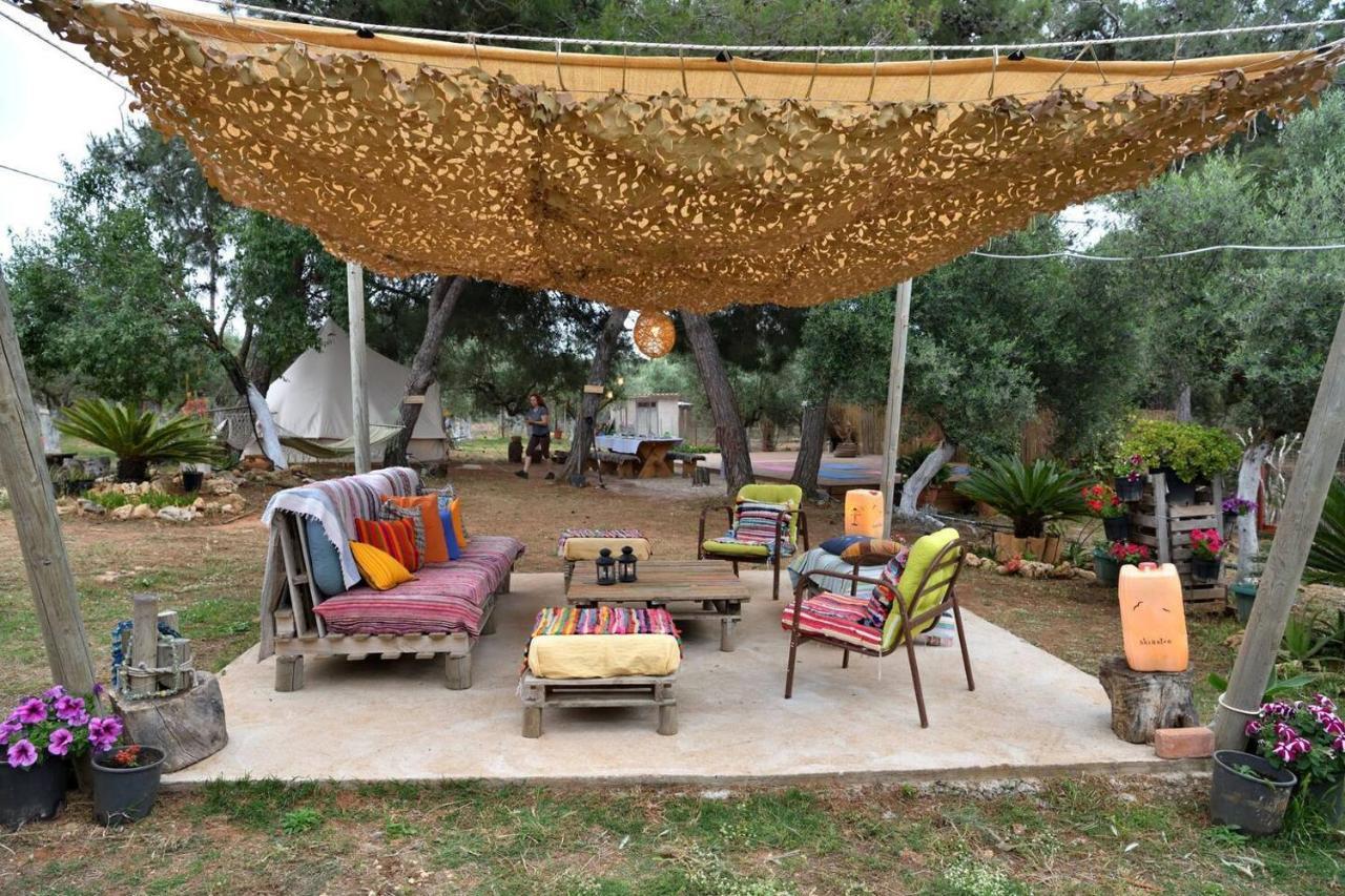 Glamping At A Lovely Tent In Skiaxtro- Marathopoli Villa Exterior photo