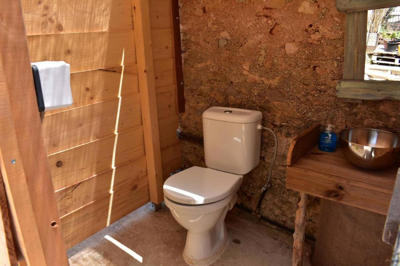 Glamping At A Lovely Tent In Skiaxtro- Marathopoli Villa Exterior photo